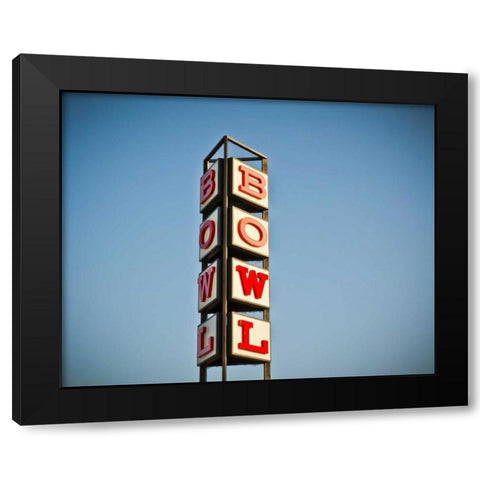 Vintage Bowl I Black Modern Wood Framed Art Print by Recapturist