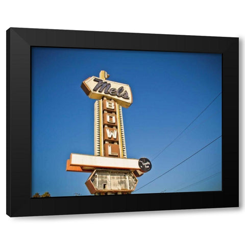 Vintage Bowl II Black Modern Wood Framed Art Print by Recapturist