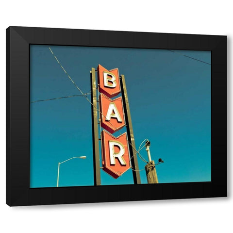 Vintage Retail III Black Modern Wood Framed Art Print by Recapturist