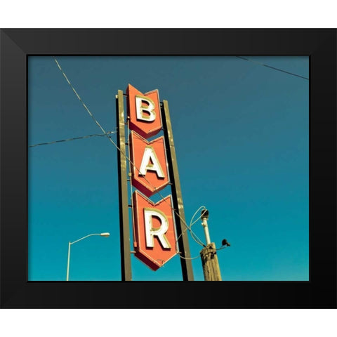 Vintage Retail III Black Modern Wood Framed Art Print by Recapturist