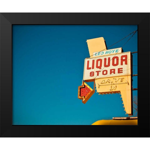 Vintage Retail IV Black Modern Wood Framed Art Print by Recapturist