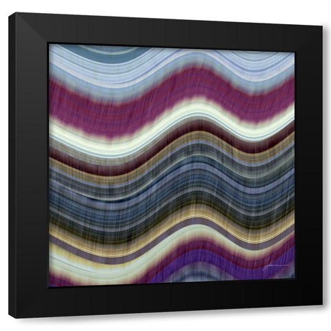 Rumba II Black Modern Wood Framed Art Print by Burghardt, James
