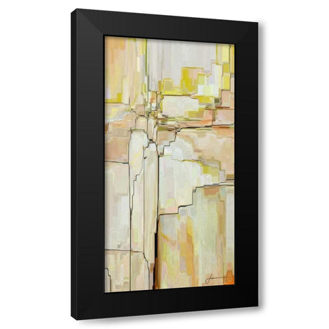 Cliff Dwellers I Black Modern Wood Framed Art Print with Double Matting by Burghardt, James