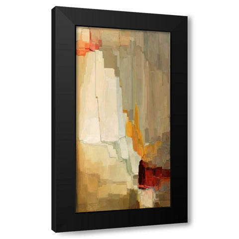 Mesa Panels II Black Modern Wood Framed Art Print by Burghardt, James
