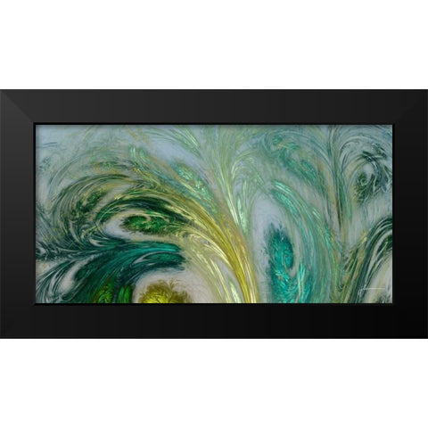 Altitude V Black Modern Wood Framed Art Print by Burghardt, James