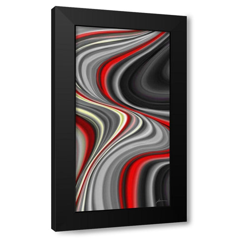 Smoke Screen I Black Modern Wood Framed Art Print with Double Matting by Burghardt, James