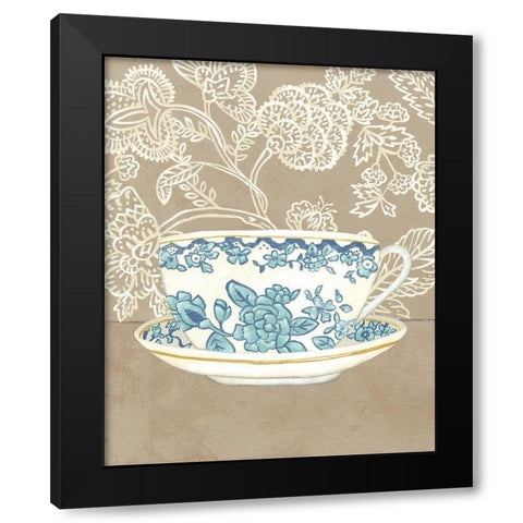 High Tea I Black Modern Wood Framed Art Print by Zarris, Chariklia