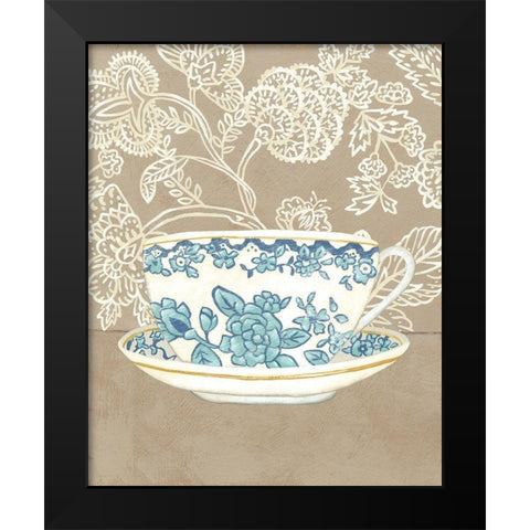 High Tea I Black Modern Wood Framed Art Print by Zarris, Chariklia