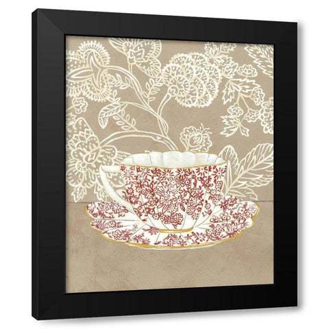 High Tea IV Black Modern Wood Framed Art Print by Zarris, Chariklia