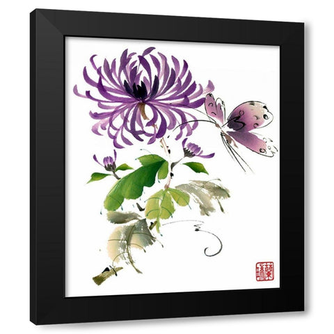 Made for Each Other Black Modern Wood Framed Art Print by Parker, Nan Rae