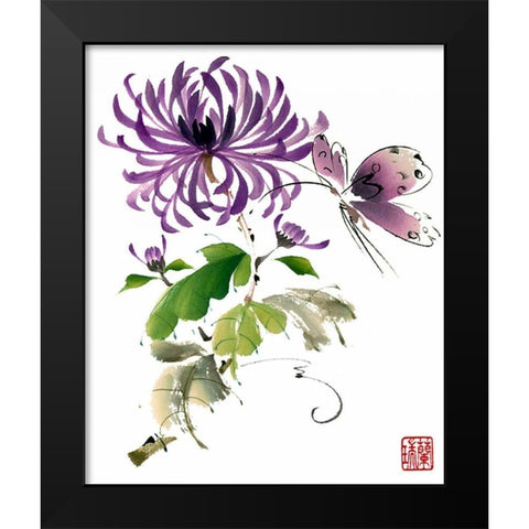 Made for Each Other Black Modern Wood Framed Art Print by Parker, Nan Rae