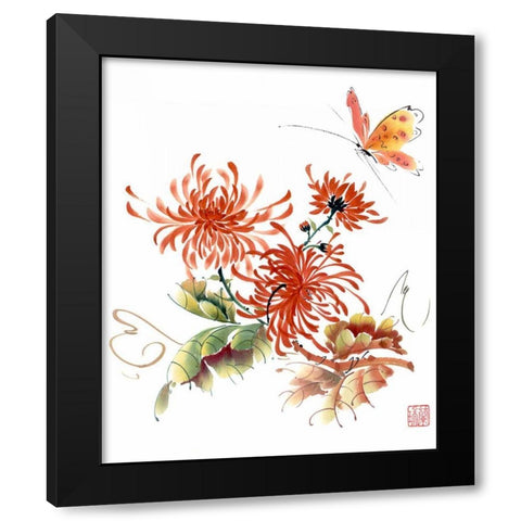 The Light Touch II Black Modern Wood Framed Art Print with Double Matting by Parker, Nan Rae