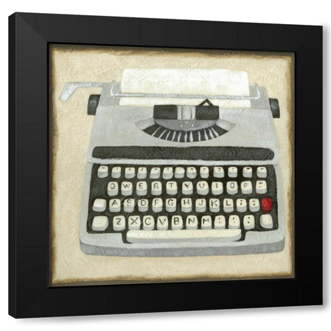 Classic Office IV Black Modern Wood Framed Art Print with Double Matting by Zarris, Chariklia