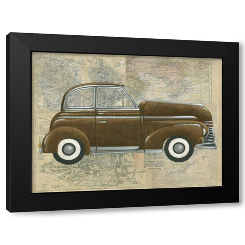 Tour by Car I Black Modern Wood Framed Art Print with Double Matting by Zarris, Chariklia