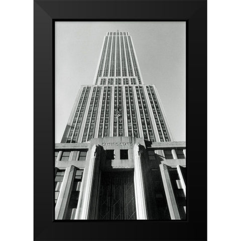 Empire State Building I Black Modern Wood Framed Art Print by Laura, DeNardo