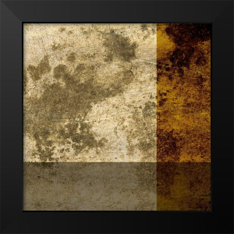 Modern Patina I Black Modern Wood Framed Art Print by Vision Studio