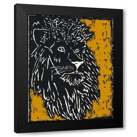 Serengeti IV Black Modern Wood Framed Art Print by Zarris, Chariklia