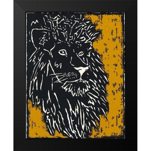 Serengeti IV Black Modern Wood Framed Art Print by Zarris, Chariklia