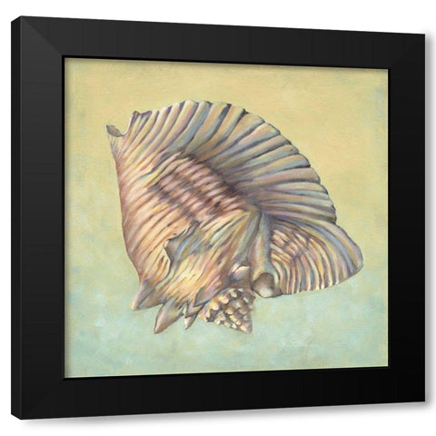 Sand and Sea I Black Modern Wood Framed Art Print by Vision Studio