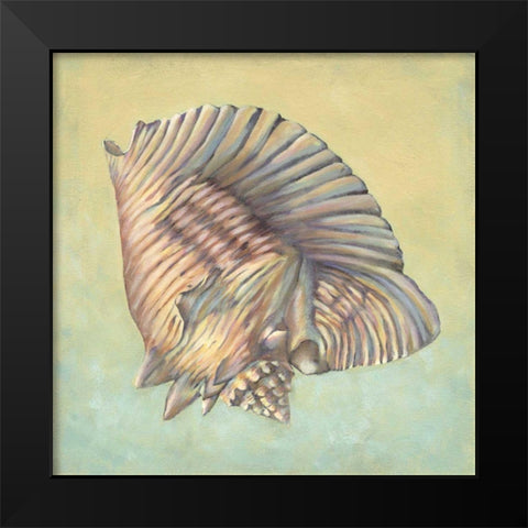 Sand and Sea I Black Modern Wood Framed Art Print by Vision Studio