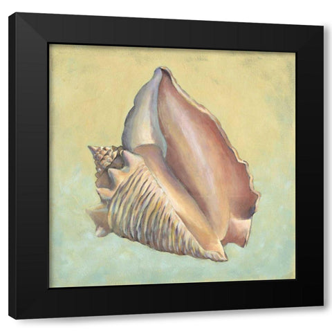 Sand and Sea III Black Modern Wood Framed Art Print by Vision Studio