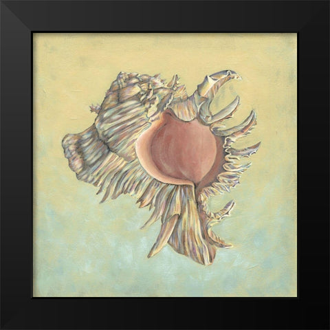 Sand and Sea IV Black Modern Wood Framed Art Print by Vision Studio