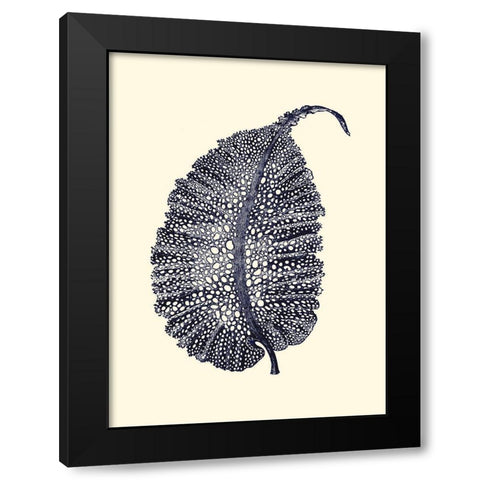 Indigo Kelp IV Black Modern Wood Framed Art Print with Double Matting by Vision Studio