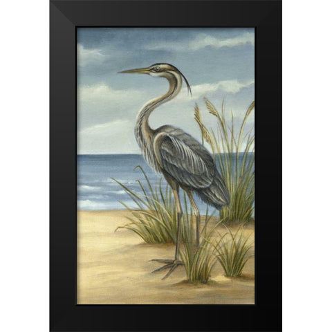Shore Bird II Black Modern Wood Framed Art Print by Harper, Ethan