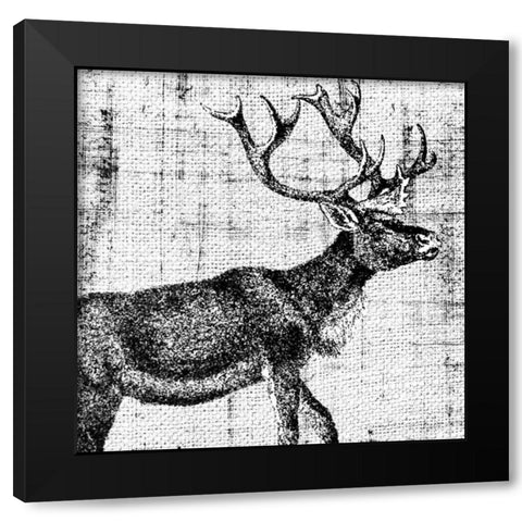 Northwest Territory III Black Modern Wood Framed Art Print with Double Matting by Vision Studio
