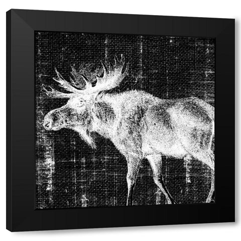 Northwest Territory IV Black Modern Wood Framed Art Print with Double Matting by Vision Studio