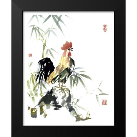 Early Morning Black Modern Wood Framed Art Print by Parker, Nan Rae