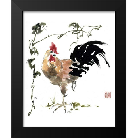 Of All He Surveys Black Modern Wood Framed Art Print by Parker, Nan Rae