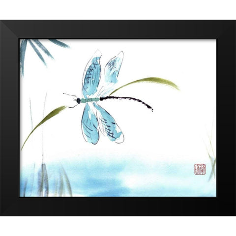 The Light Touch Black Modern Wood Framed Art Print by Parker, Nan Rae