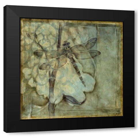 Small Ethereal Wings III Black Modern Wood Framed Art Print by Goldberger, Jennifer