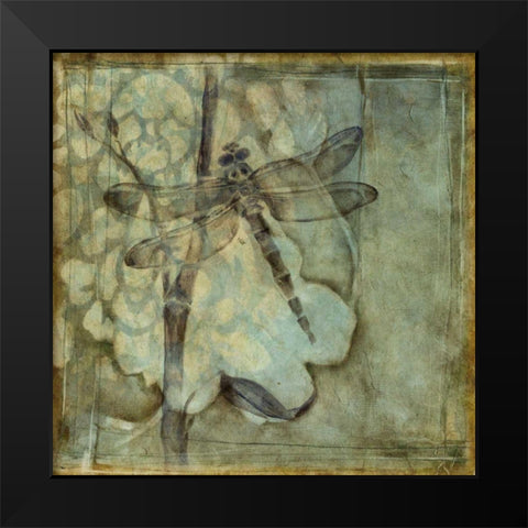 Small Ethereal Wings III Black Modern Wood Framed Art Print by Goldberger, Jennifer