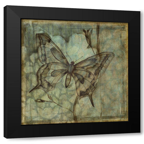 Small Ethereal Wings IV Black Modern Wood Framed Art Print with Double Matting by Goldberger, Jennifer
