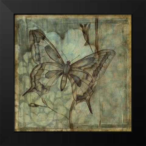 Small Ethereal Wings IV Black Modern Wood Framed Art Print by Goldberger, Jennifer