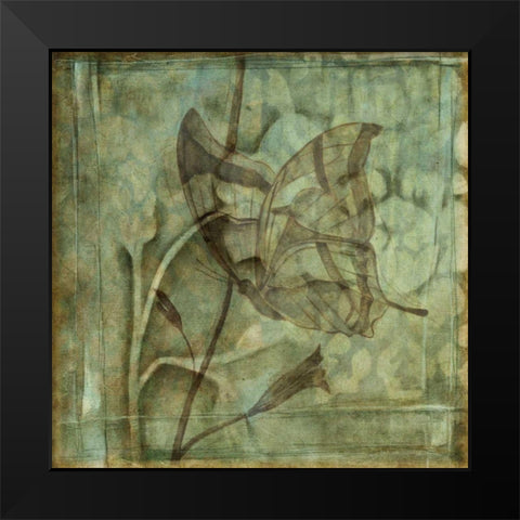 Small Ethereal Wings V Black Modern Wood Framed Art Print by Goldberger, Jennifer