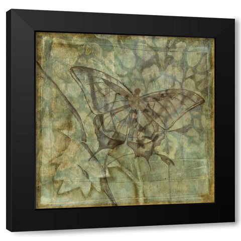 Small Ethereal Wings VI Black Modern Wood Framed Art Print with Double Matting by Goldberger, Jennifer