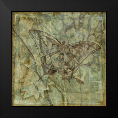 Small Ethereal Wings VI Black Modern Wood Framed Art Print by Goldberger, Jennifer