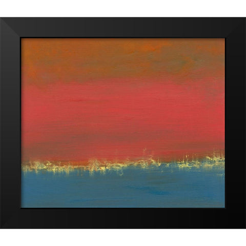 Harbor Light IV Black Modern Wood Framed Art Print by Gordon, Sharon