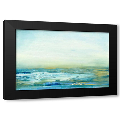 Sojourn IV Black Modern Wood Framed Art Print with Double Matting by Gordon, Sharon