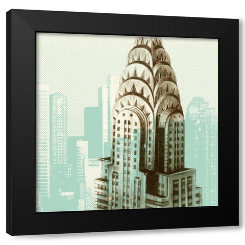 Architectural Overlay I Black Modern Wood Framed Art Print by Harper, Ethan
