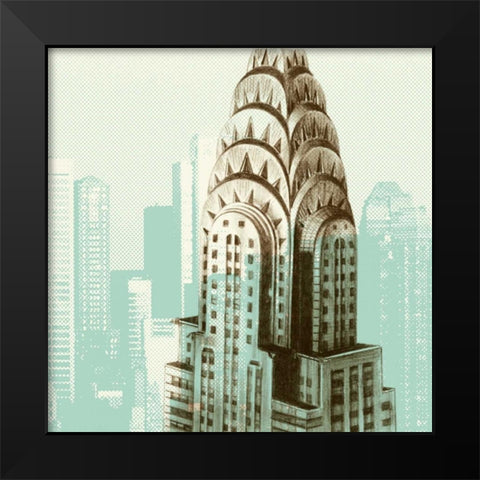 Architectural Overlay I Black Modern Wood Framed Art Print by Harper, Ethan