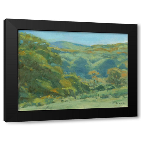 View of Greylock Black Modern Wood Framed Art Print by Calcasola, Stephen