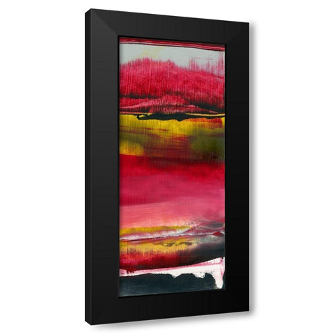 Magenta Solstice II Black Modern Wood Framed Art Print with Double Matting by Gordon, Sharon