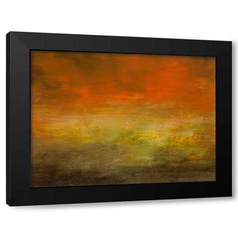 Meadow VI Black Modern Wood Framed Art Print by Gordon, Sharon