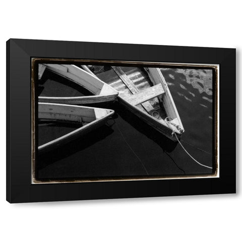 Dockside 3 Black Modern Wood Framed Art Print by DeNardo, Laura