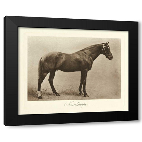 Nunthorpe Black Modern Wood Framed Art Print by Hailey, Clarence