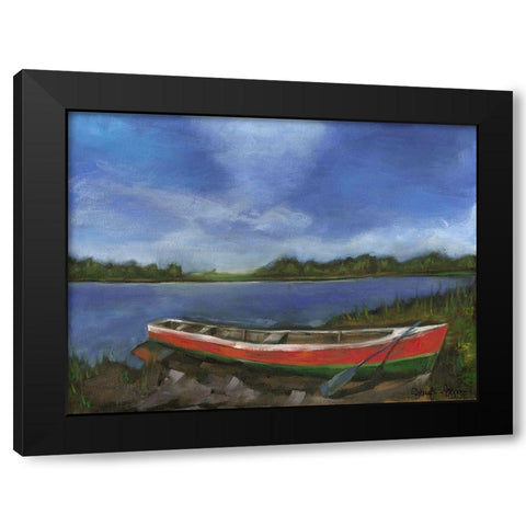 Maine Escape II Black Modern Wood Framed Art Print with Double Matting by Goldberger, Jennifer